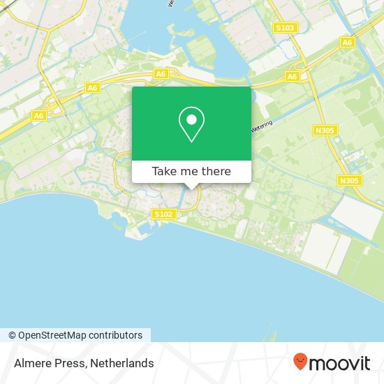 Almere Press map