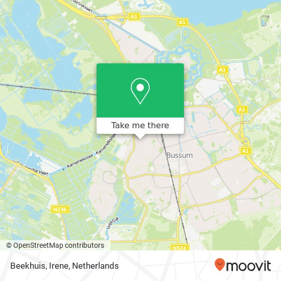 Beekhuis, Irene map