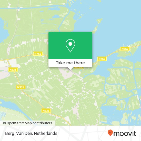 Berg, Van Den map