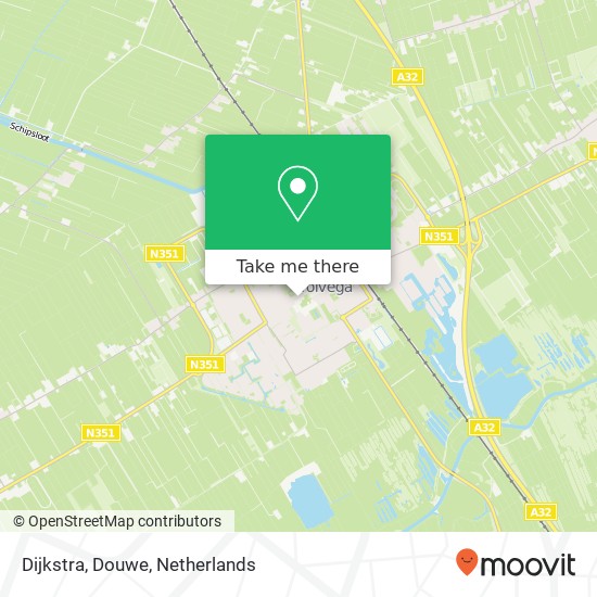 Dijkstra, Douwe map