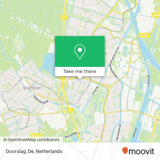 Doorslag, De map