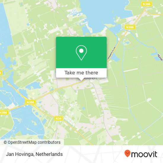 Jan Hovinga map