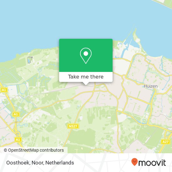 Oosthoek, Noor map