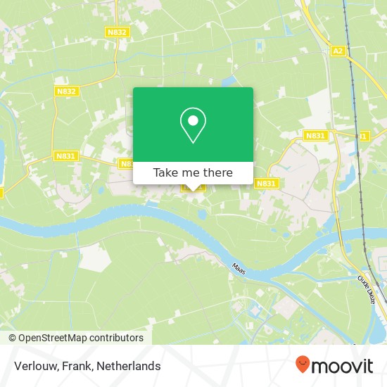 Verlouw, Frank map