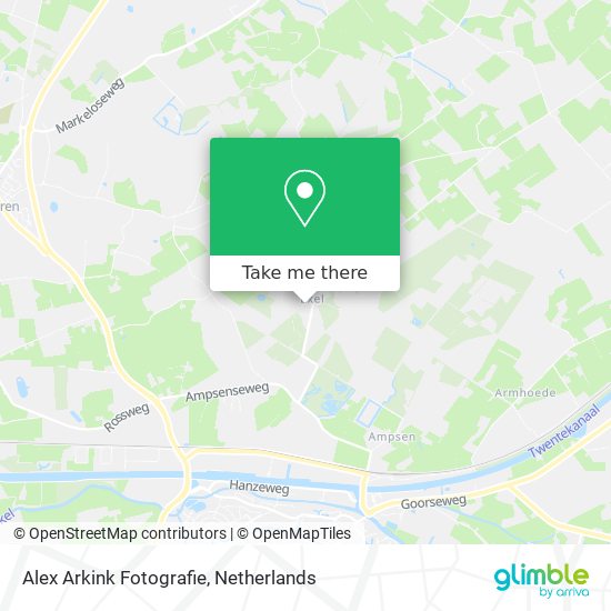 Alex Arkink Fotografie map