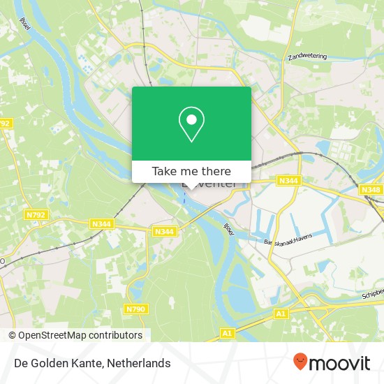 De Golden Kante map