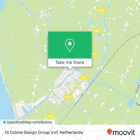 Di Colore Design Group Vof map