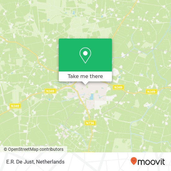 E.R. De Just map
