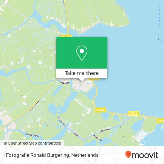 Fotografie Ronald Burgering map