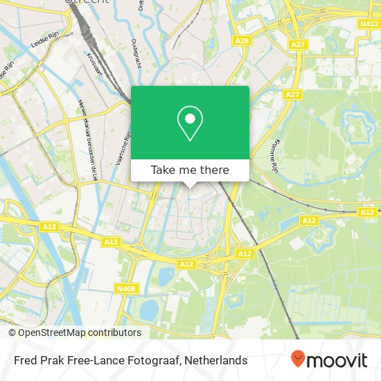 Fred Prak Free-Lance Fotograaf map