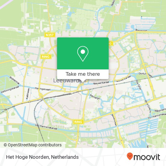 Het Hoge Noorden map