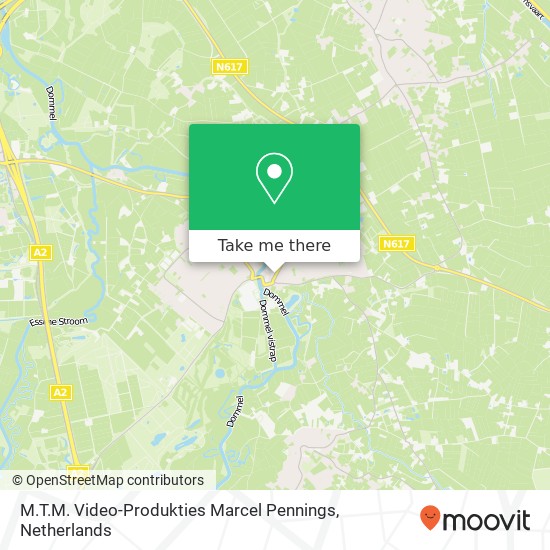 M.T.M. Video-Produkties Marcel Pennings map
