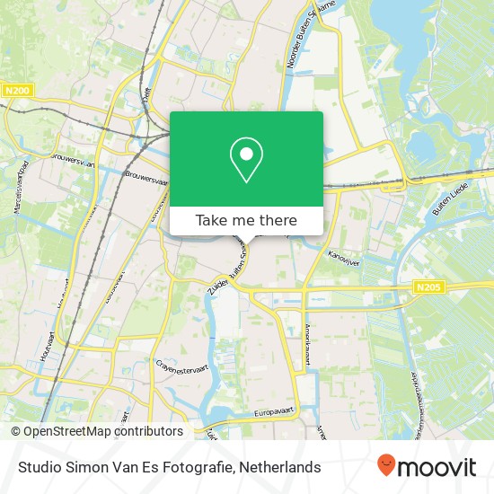 Studio Simon Van Es Fotografie map