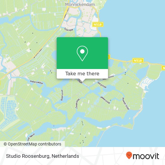 Studio Roosenburg map