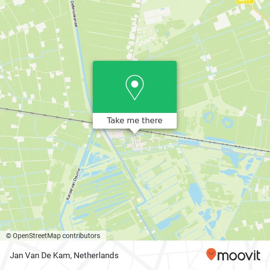 Jan Van De Kam map