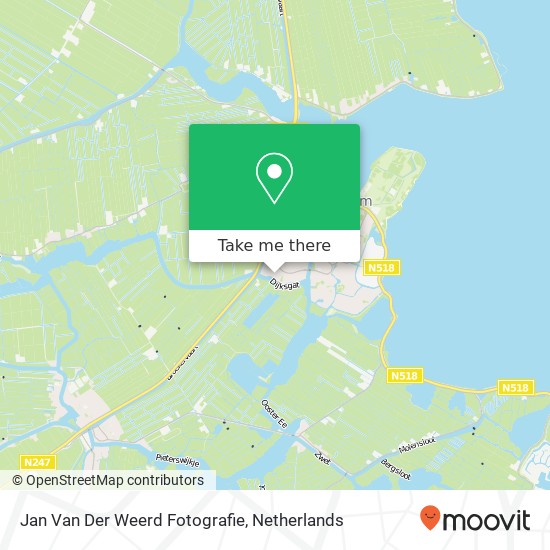 Jan Van Der Weerd Fotografie map