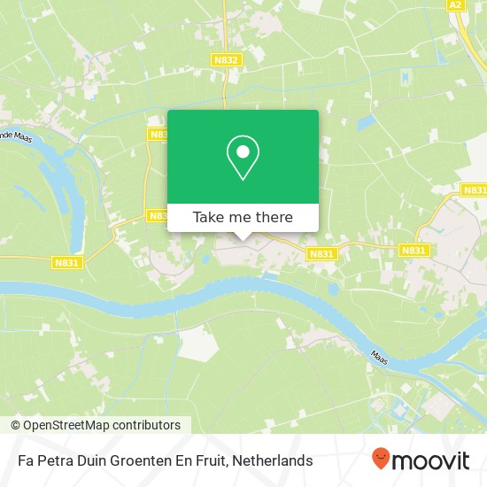 Fa Petra Duin Groenten En Fruit map