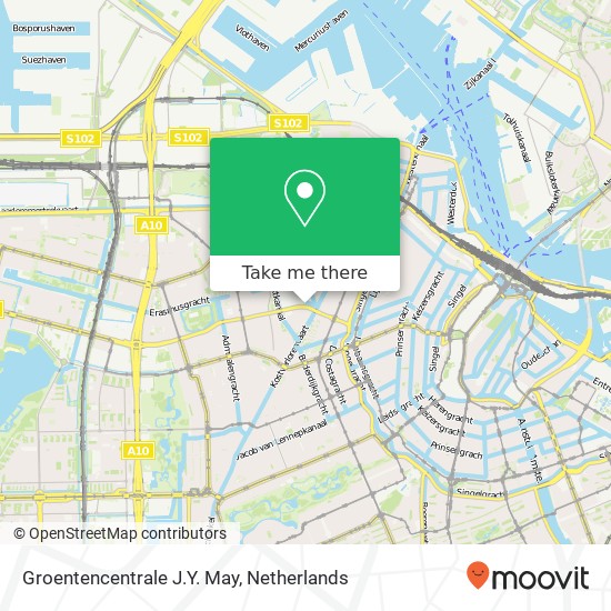 Groentencentrale J.Y. May map