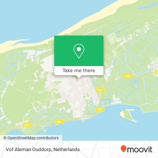 Vof Aleman Ouddorp map