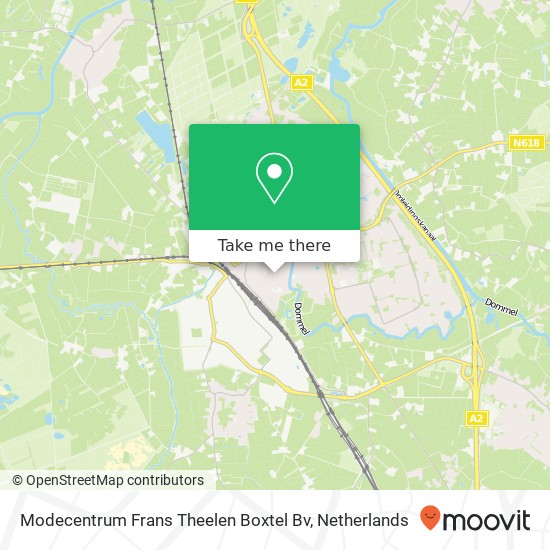 Modecentrum Frans Theelen Boxtel Bv map