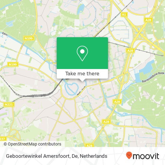 Geboortewinkel Amersfoort, De map