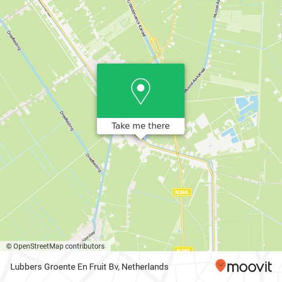 Lubbers Groente En Fruit Bv map