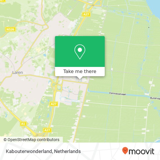 Kabouterwonderland map