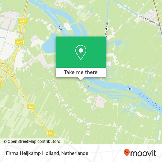 Firma Heijkamp Holland map