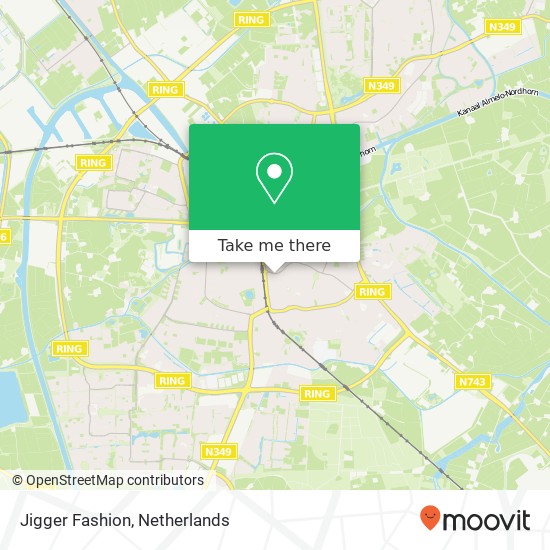 Jigger Fashion map