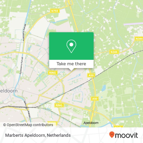 Marberts Apeldoorn map