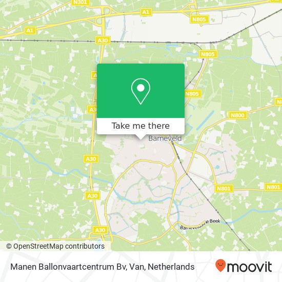 Manen Ballonvaartcentrum Bv, Van map