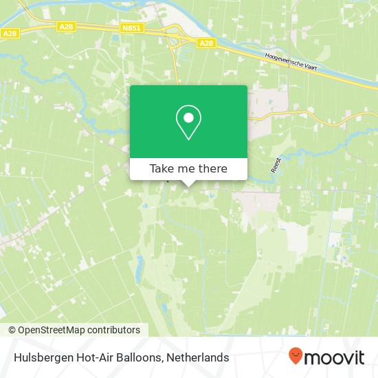 Hulsbergen Hot-Air Balloons Karte