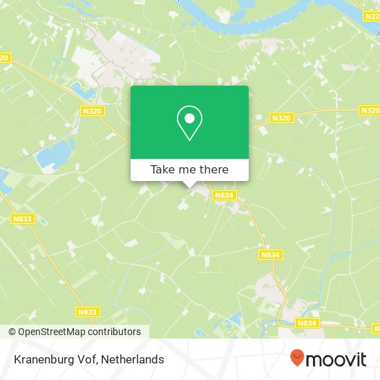 Kranenburg Vof map