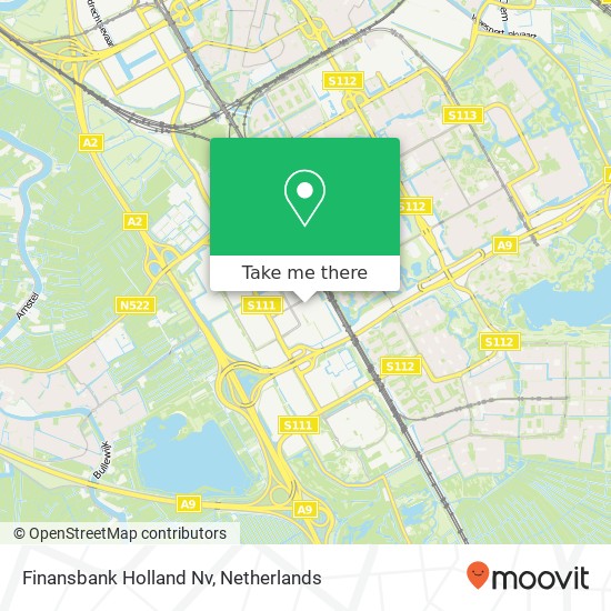 Finansbank Holland Nv map