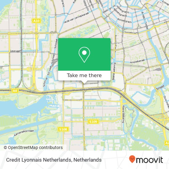 Credit Lyonnais Netherlands map