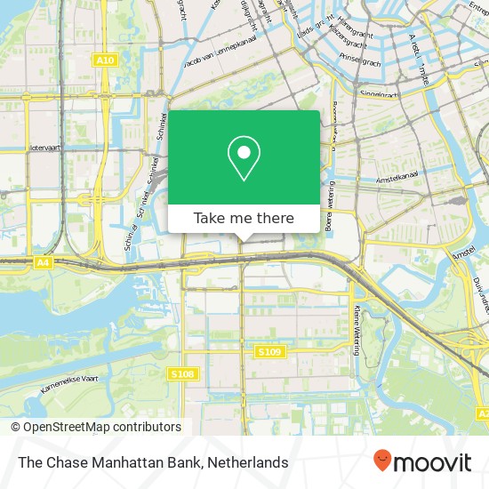 The Chase Manhattan Bank map