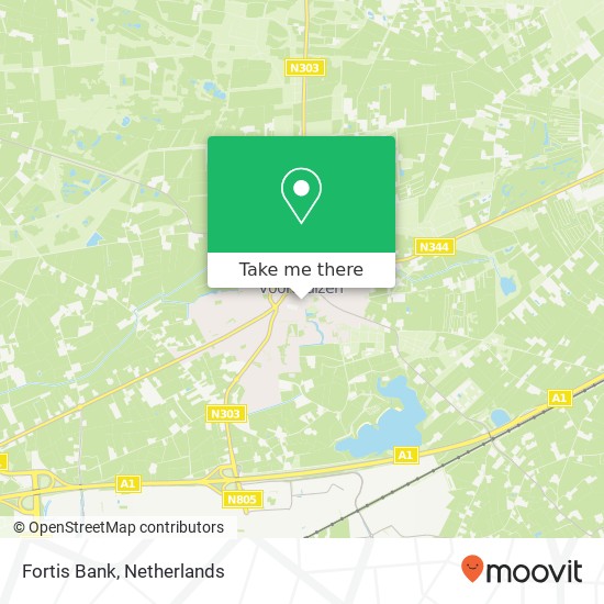 Fortis Bank map