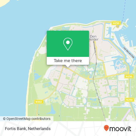 Fortis Bank map