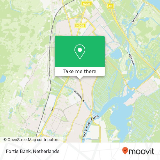 Fortis Bank map