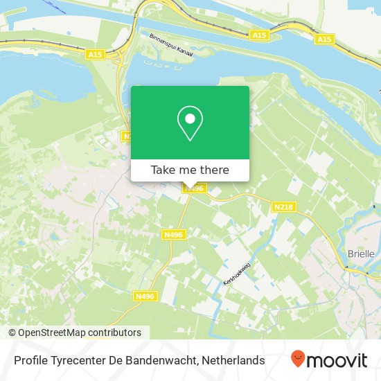 Profile Tyrecenter De Bandenwacht map