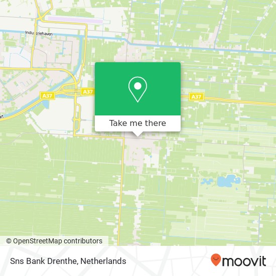 Sns Bank Drenthe map