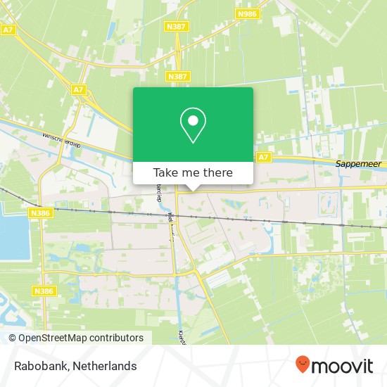 Rabobank map