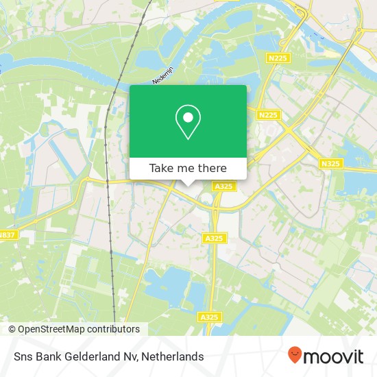 Sns Bank Gelderland Nv map