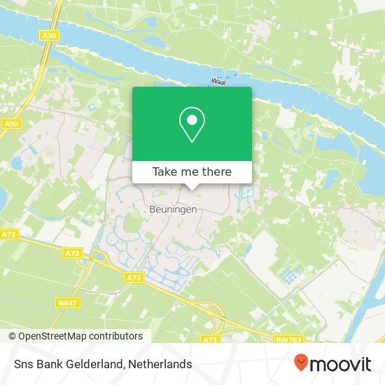 Sns Bank Gelderland map