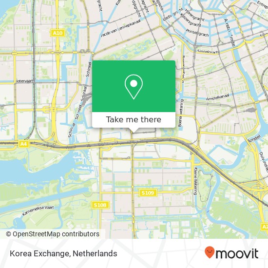 Korea Exchange map