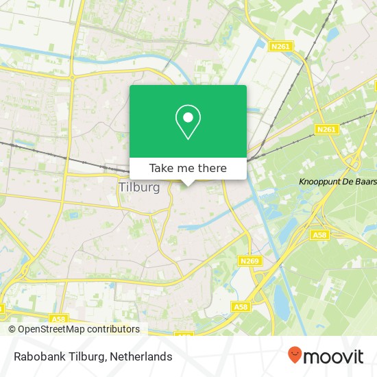 Rabobank Tilburg Karte