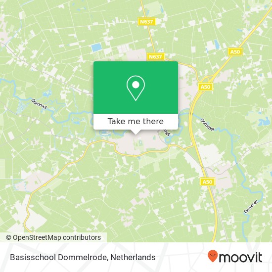 Basisschool Dommelrode map