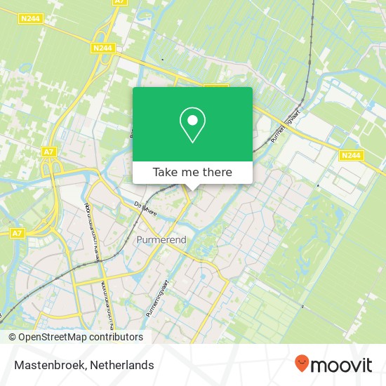 Mastenbroek map