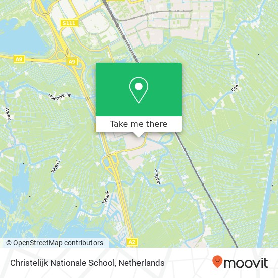 Christelijk Nationale School map