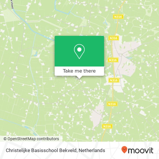 Christelijke Basisschool Bekveld Karte